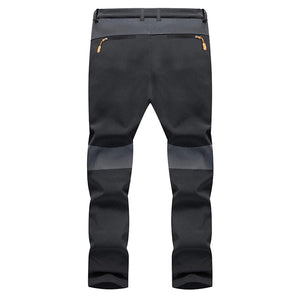 TACVASEN Dark Grey Men's Snow Hiking Water - Resistant Ski Fleece Lined Pants