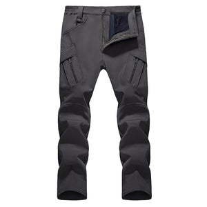 TACVASEN Grey Men's Softshell Ski Tactical Military Hiking Pants