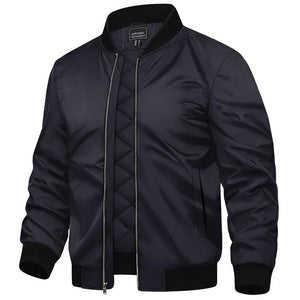 Men's Water-Resistant Windproof Bomber Casual Jackets - LT23M1148