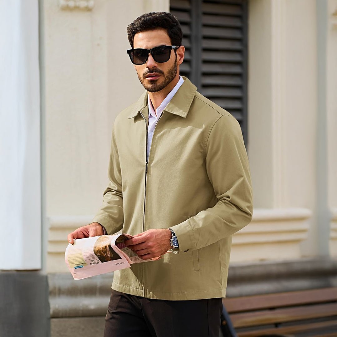 How to Style a Khaki Jacket for Men: 7 Easy Outfits - TACVASEN