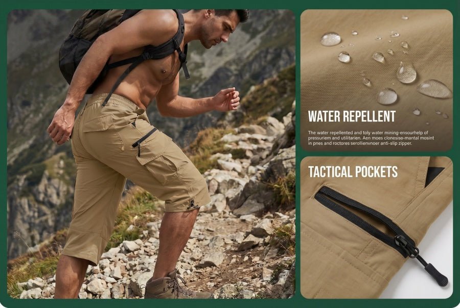 Testing Tacvasen Mens Hiking 3/4 Quick Dry Cargo Shorts Review - TACVASEN
