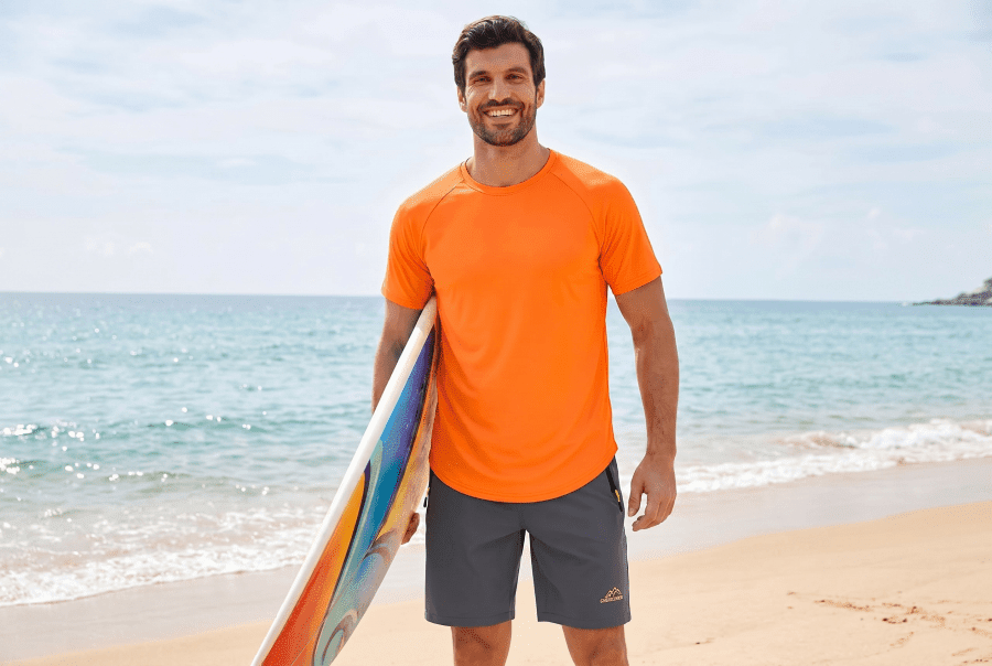 Testing the TACVASEN Curved Hem Quick Dry UPF 50+ T-Shirt Review - TACVASEN