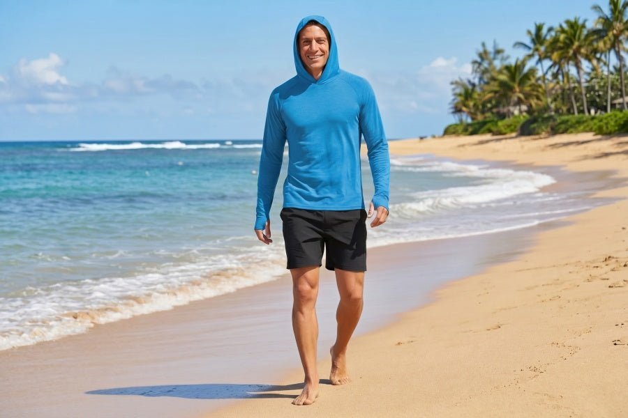 Testing The TACVASEN UPF 50+ Long Sleeve Hooded Rash Guard Shirt With Thumb Holes Review - TACVASEN