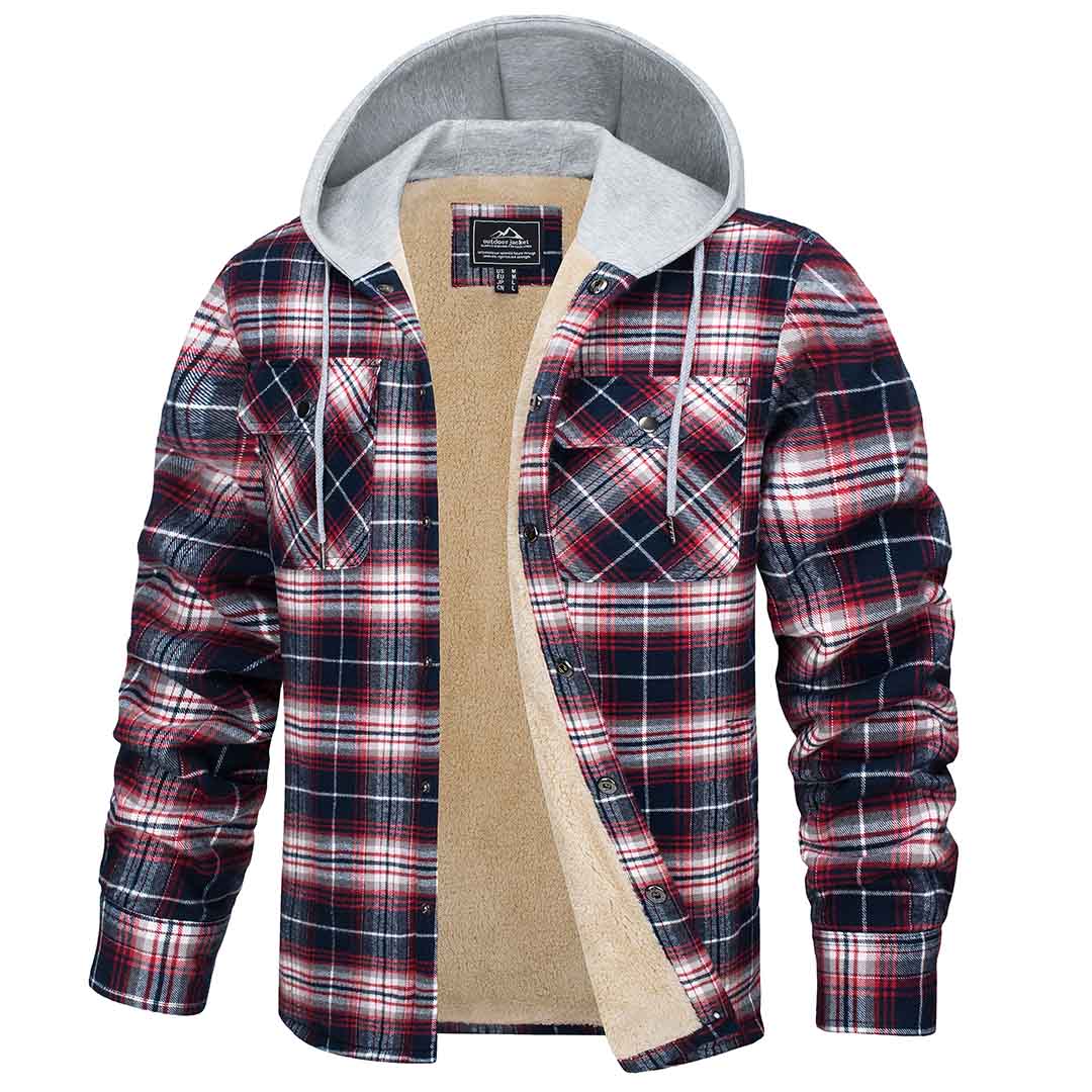 workwear-flannel jacket - TACVASEN