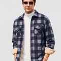 Men's Thick Button Down Flannel Jacket