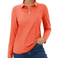 Women's Quick Dry Casual Collared Long Sleeve Top