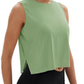 Women's Crop Workout Sleeveless Tank Loose Fit