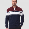 Men's Sweaters 1/4 Zip Cotton Sweater
