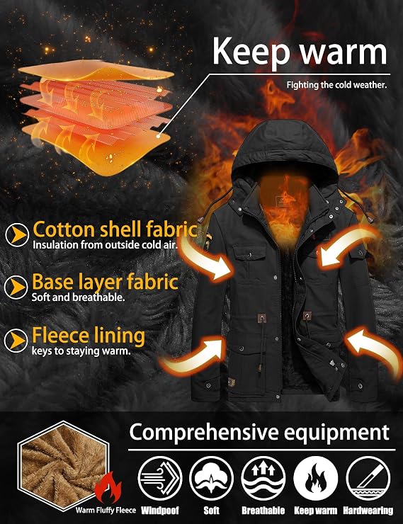 Warm & Windproof Winter Jacket