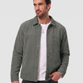 Men's Corduroy Warm Winter Jacket With Multi Pockets