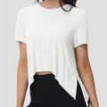 Women's Short Sleeve Athletic Yoga Crop Shirts