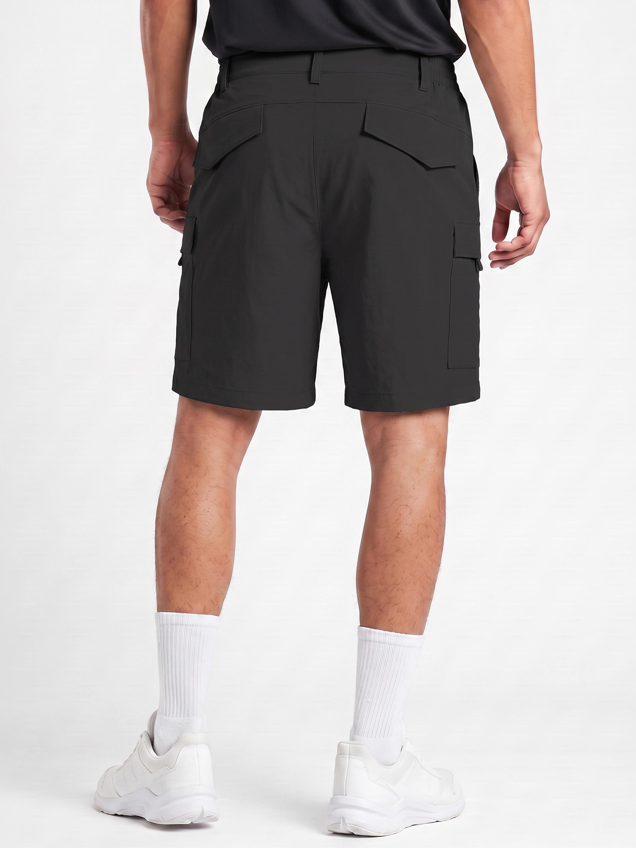 Mens Hiking Shorts Zippered Pockets