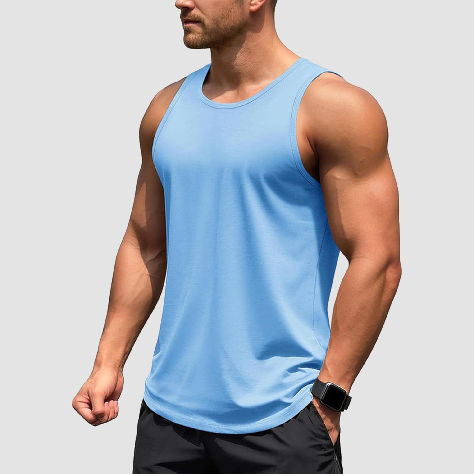 Men's UPF 50+ Quick Dry Workout & Gym Tank Top