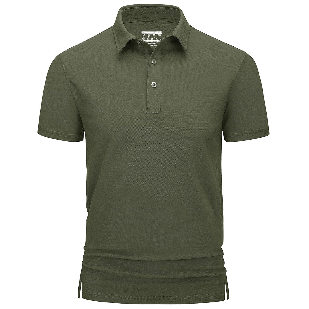 Men's Golf Tennis Casual Outdoor Summer Polo Collared Shirt - Men's Polo Shirts