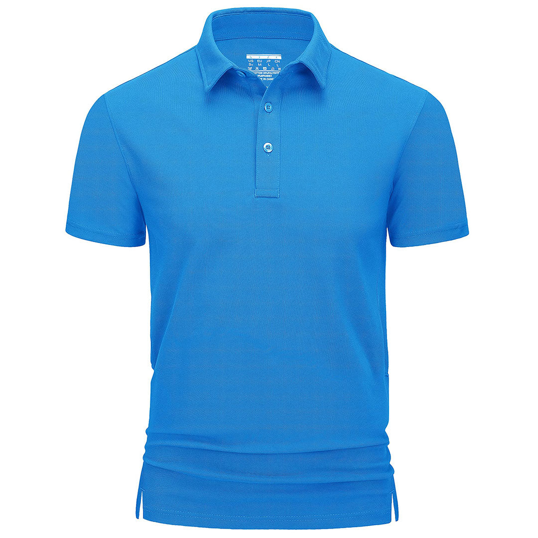 Men's Golf Tennis Casual Outdoor Summer Polo Collared Shirt - Men's Polo Shirts