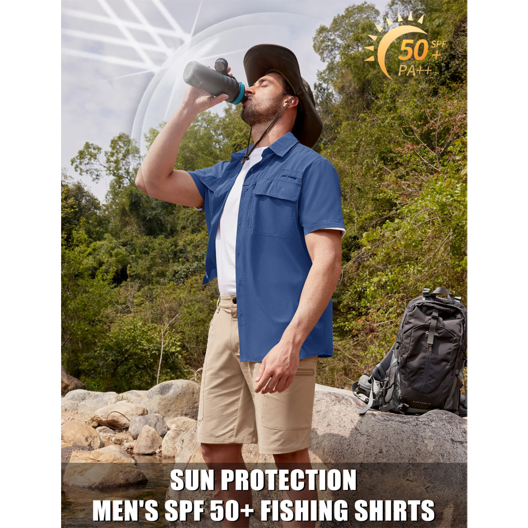 Men's Fishing Shirt UPF 50+ Lightweight Outdoor Shirt - AT23M3151