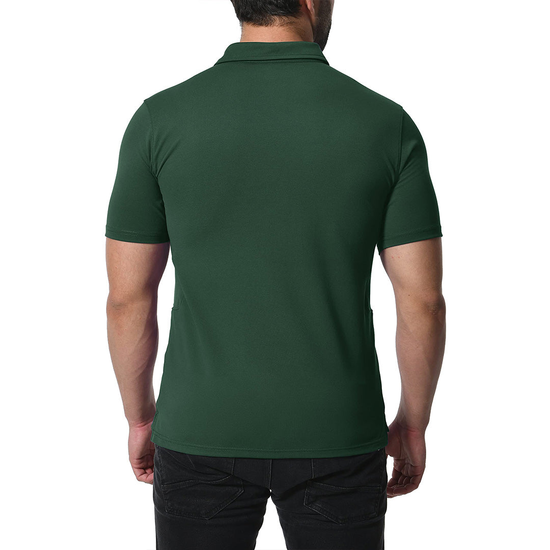 Men's Golf Tennis Casual Outdoor Summer Polo Collared Shirt - Men's Polo Shirts