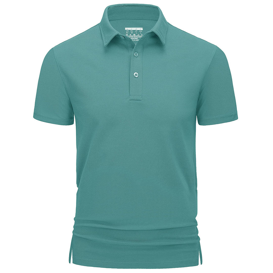Men's Golf Tennis Casual Outdoor Summer Polo Collared Shirt - Men's Polo Shirts