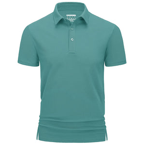 Men's Golf Tennis Casual Outdoor Summer Polo Collared Shirt - Men's Polo Shirts