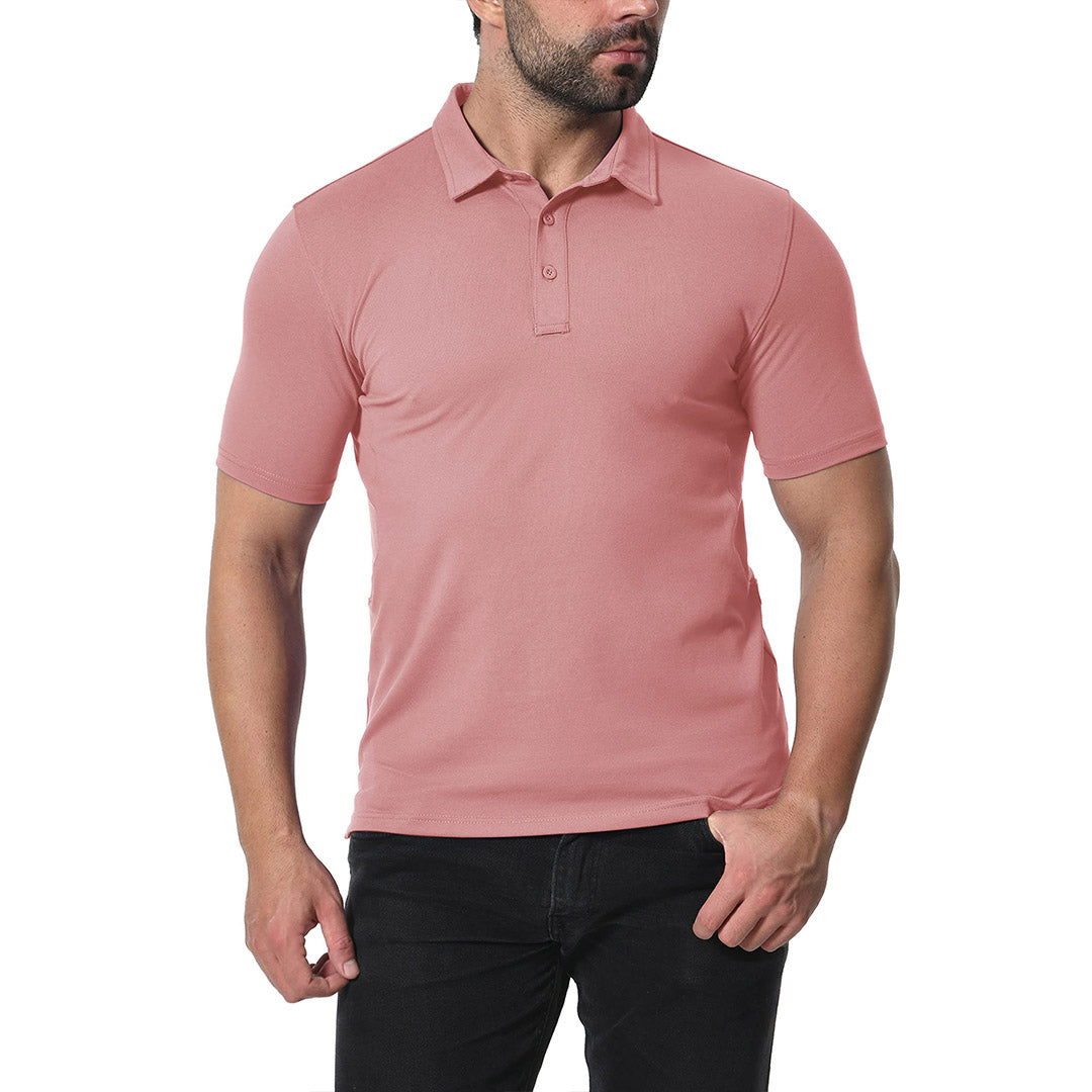 Men's Golf Tennis Casual Outdoor Summer Polo Collared Shirt - Men's Polo Shirts