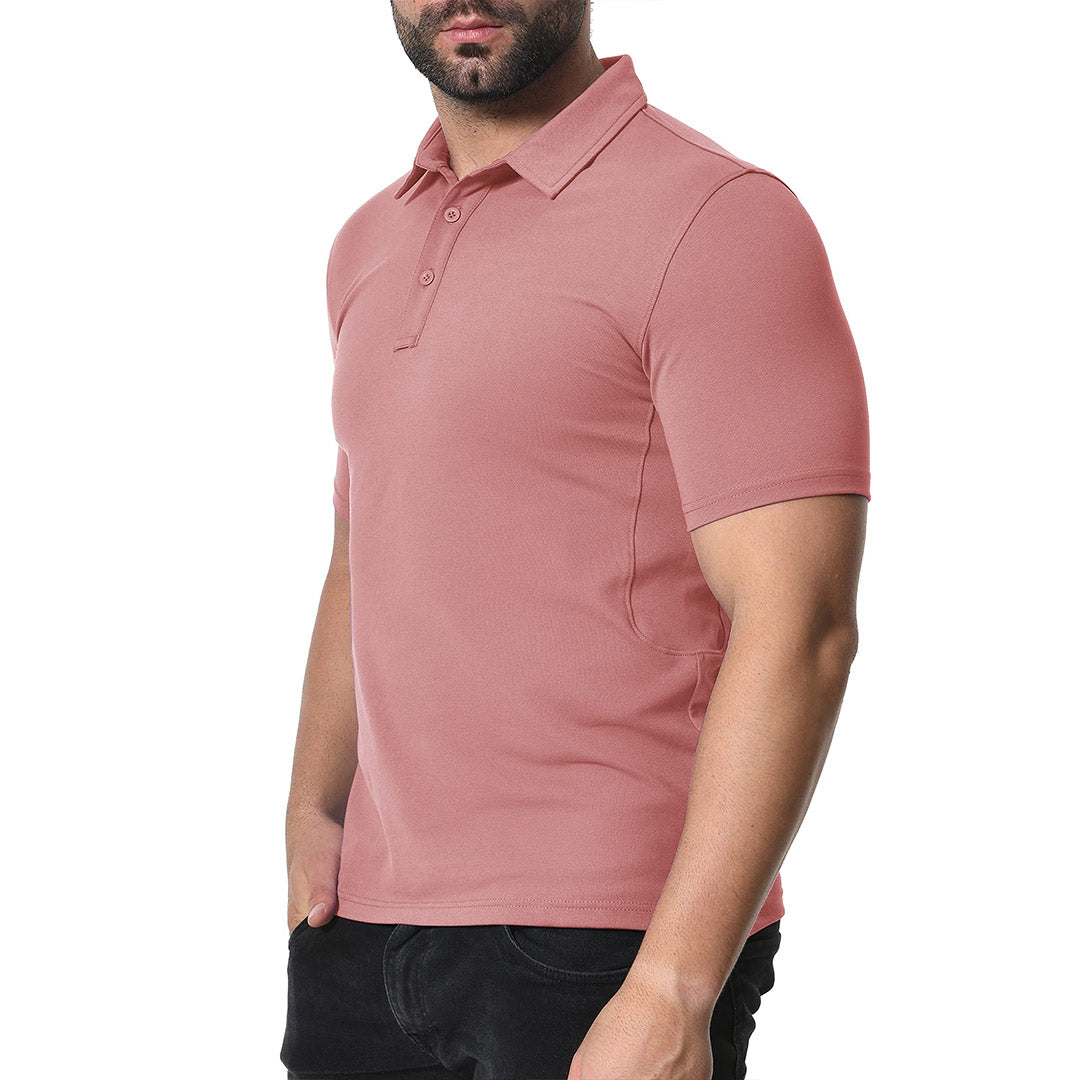 Men's Golf Tennis Casual Outdoor Summer Polo Collared Shirt - Men's Polo Shirts