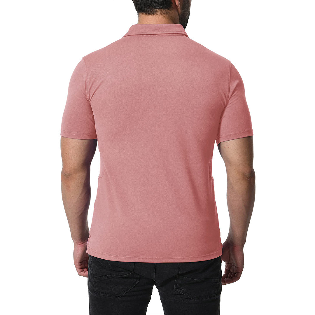 Men's Golf Tennis Casual Outdoor Summer Polo Collared Shirt - Men's Polo Shirts