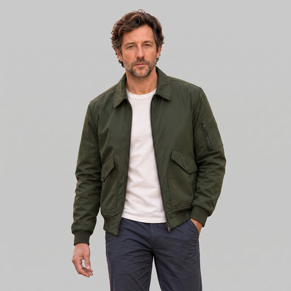 Men's Water Repellent Windproof Winter Warm Bomber Jacket