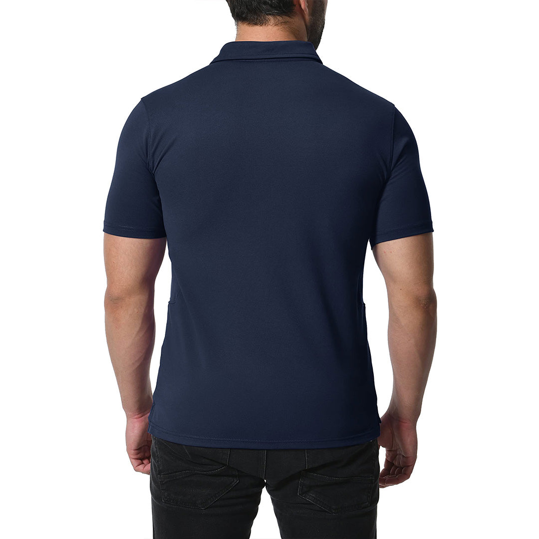 Men's Golf Tennis Casual Outdoor Summer Polo Collared Shirt - Men's Polo Shirts