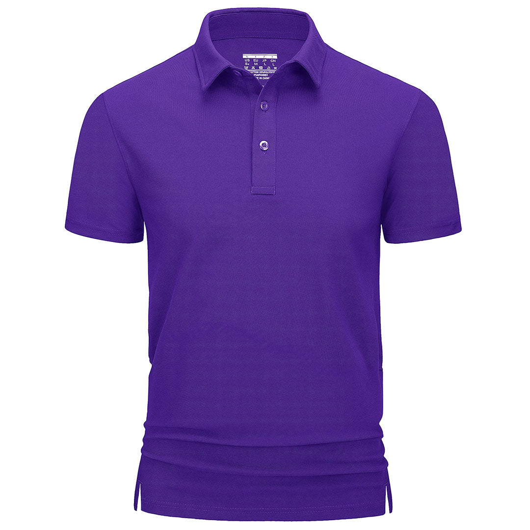 Men's Golf Tennis Casual Outdoor Summer Polo Collared Shirt - Men's Polo Shirts