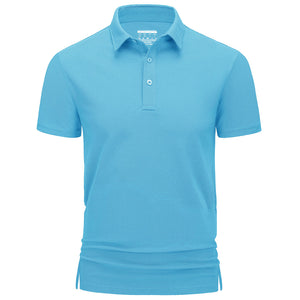Men's Golf Tennis Casual Outdoor Summer Polo Collared Shirt - Men's Polo Shirts