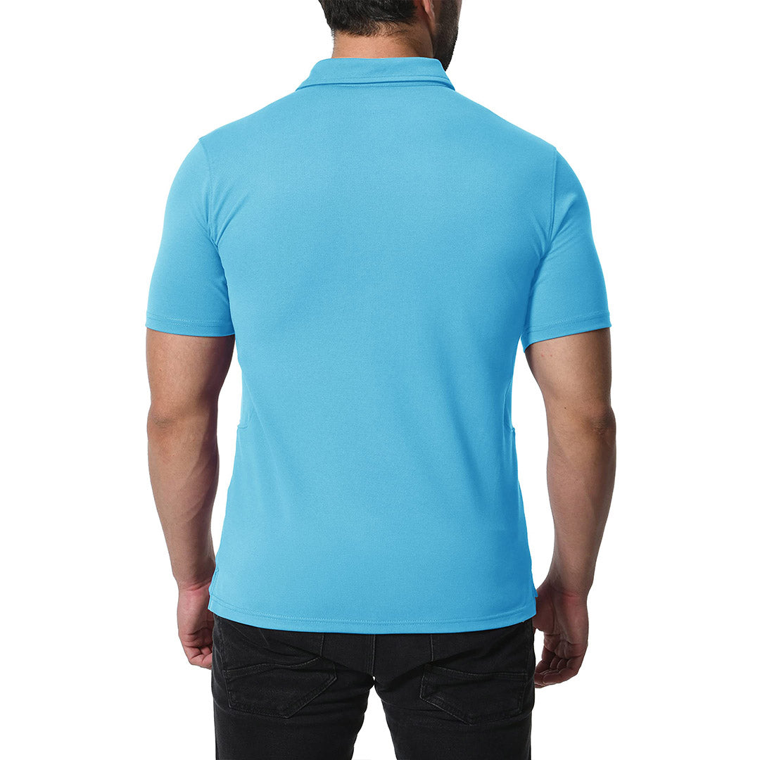 Men's Golf Tennis Casual Outdoor Summer Polo Collared Shirt - Men's Polo Shirts
