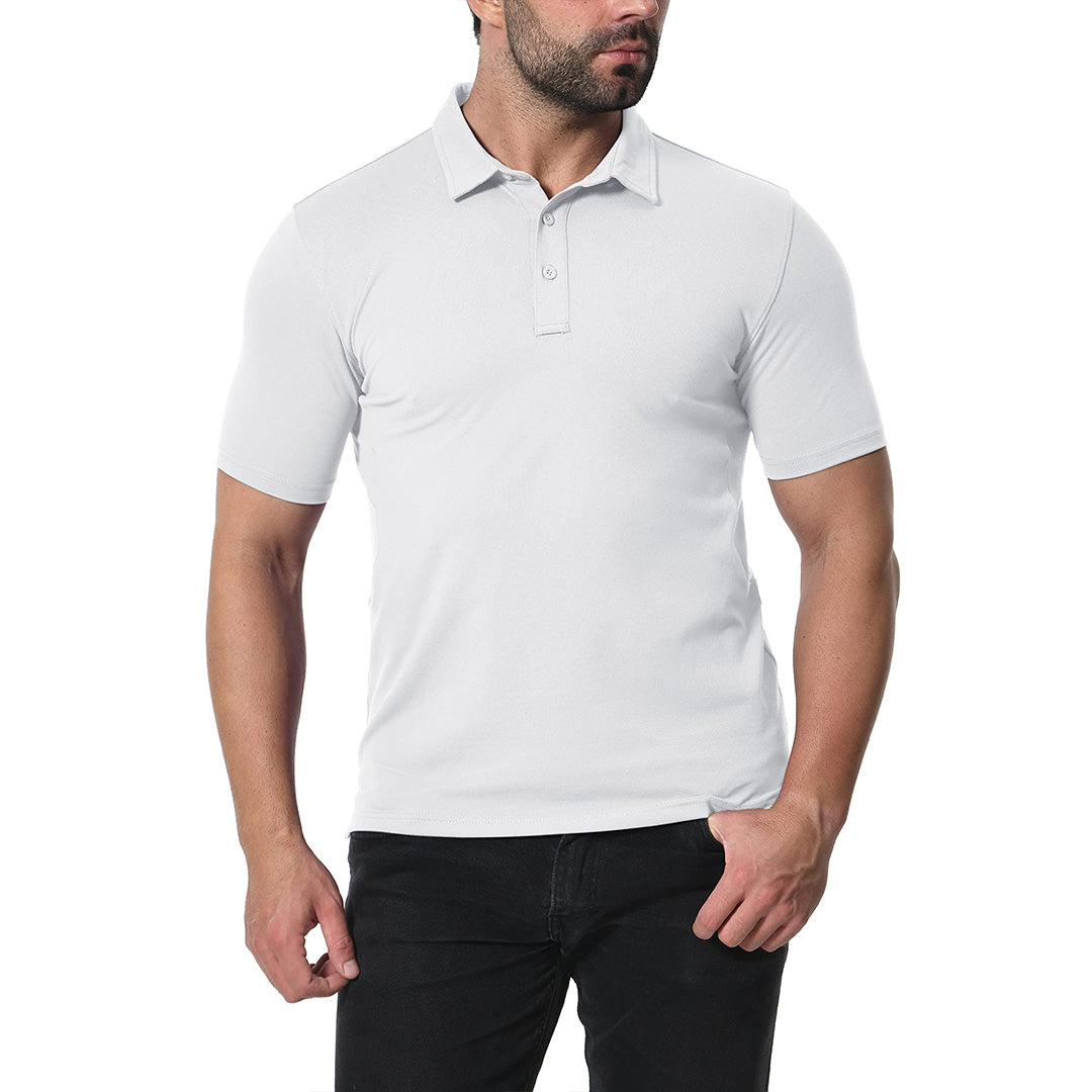Men's Golf Tennis Casual Outdoor Summer Polo Collared Shirt - Men's Polo Shirts