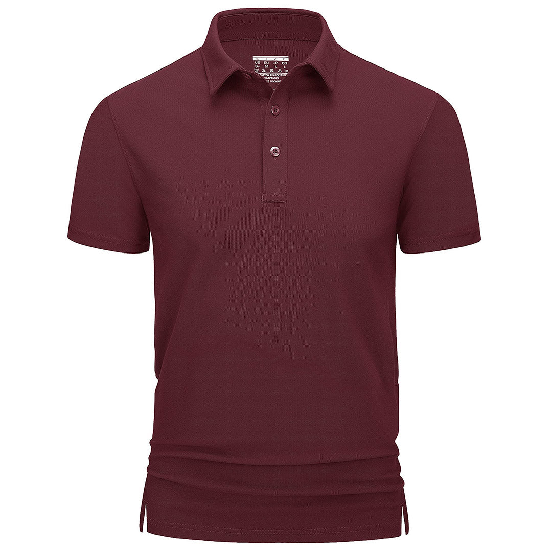 Men's Golf Tennis Casual Outdoor Summer Polo Collared Shirt - Men's Polo Shirts