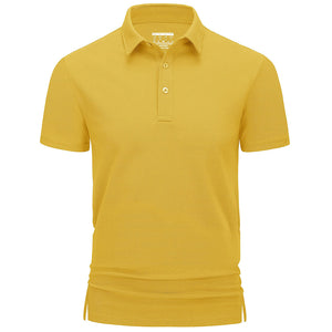 Men's Golf Tennis Casual Outdoor Summer Polo Collared Shirt - Men's Polo Shirts