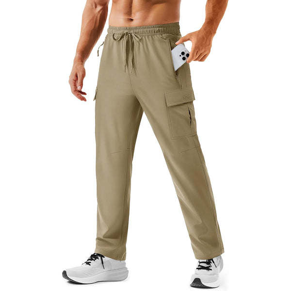 Men's Hiking Cargo Pants Quick Dry Water Resistant Travel Pants