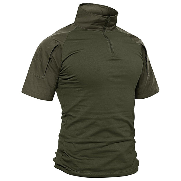 Men's Tactical Combat Shirt Ripstop Performance Tee