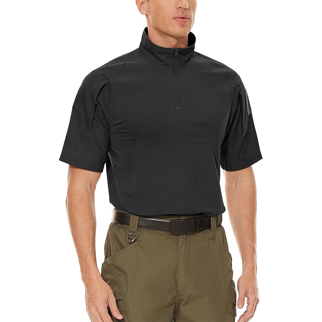 Men's Tactical Combat Shirt Ripstop Performance Tee