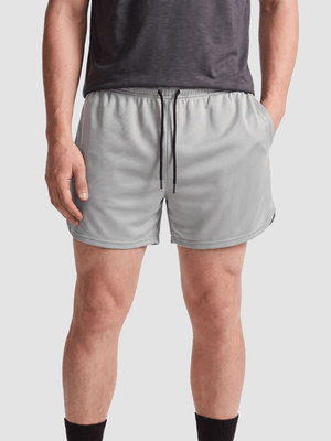 TACVASEN Light Grey Men's 3 Inch Quick Dry Lightweight Athletic Shorts