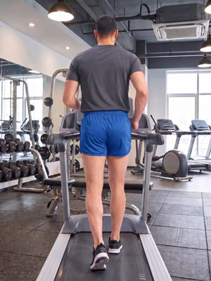 TACVASEN Bright Blue Men's 3 Inch Quick Dry Lightweight Athletic Shorts
