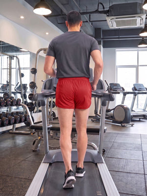 TACVASEN Red Men's 3 Inch Quick Dry Lightweight Athletic Shorts