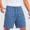TACVASEN Light Blue Men's 7-inch Quick Dry Lightweight Athletic Running Shorts