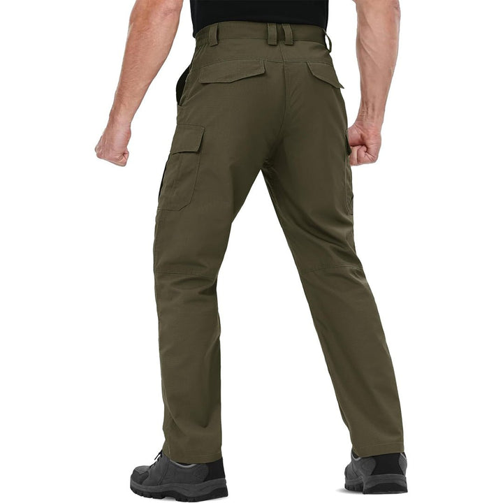 Men's 9 Pockets Ripstop Water Repellent Tactical Pants - Fall Winter 2022