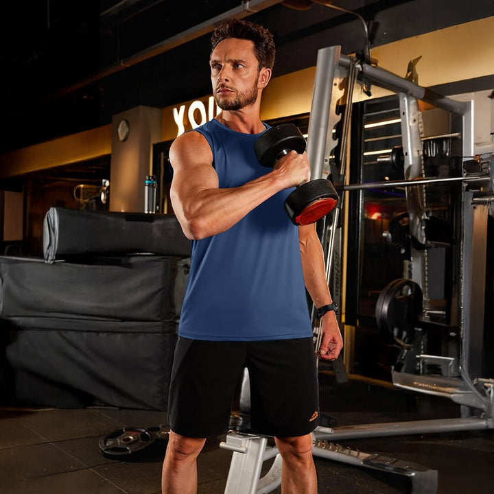 Men's Athletic Tank Top Rash Guard for Gym & Outdoors - AT25M3272