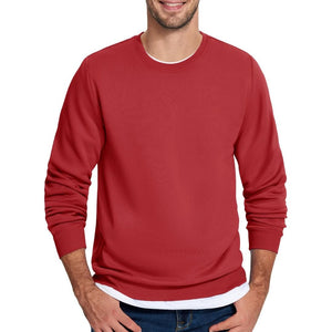 Men's Casual Crewneck Fleece Pullover Sweatshirts - google men long sleeve