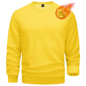 Men's Casual Crewneck Fleece Pullover Sweatshirts - google men long sleeve