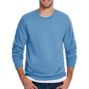 Men's Casual Crewneck Fleece Pullover Sweatshirts - google men long sleeve