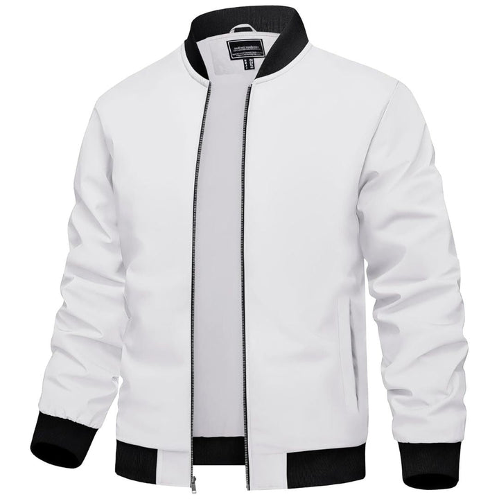 Men's Casual Lightweight Bomber Jacket TACVASEN
