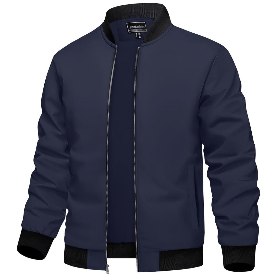 Men's Casual Lightweight Bomber Jacket - google_men_lightweight_jacket