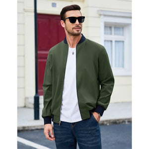Men's Casual Lightweight Bomber Jacket - google_men_lightweight_jacket