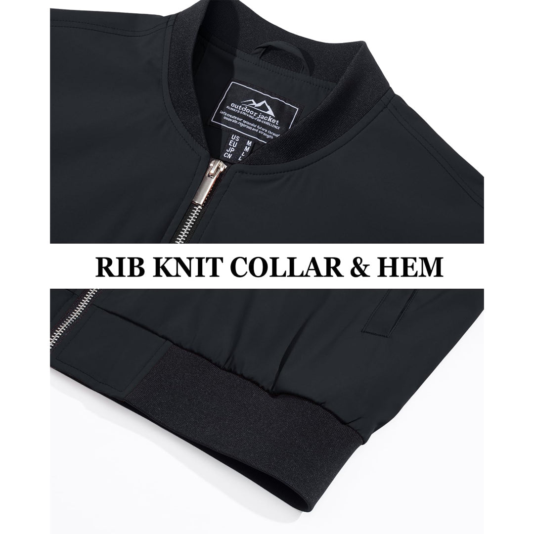Men's Casual Lightweight Bomber Jacket - google_men_lightweight_jacket